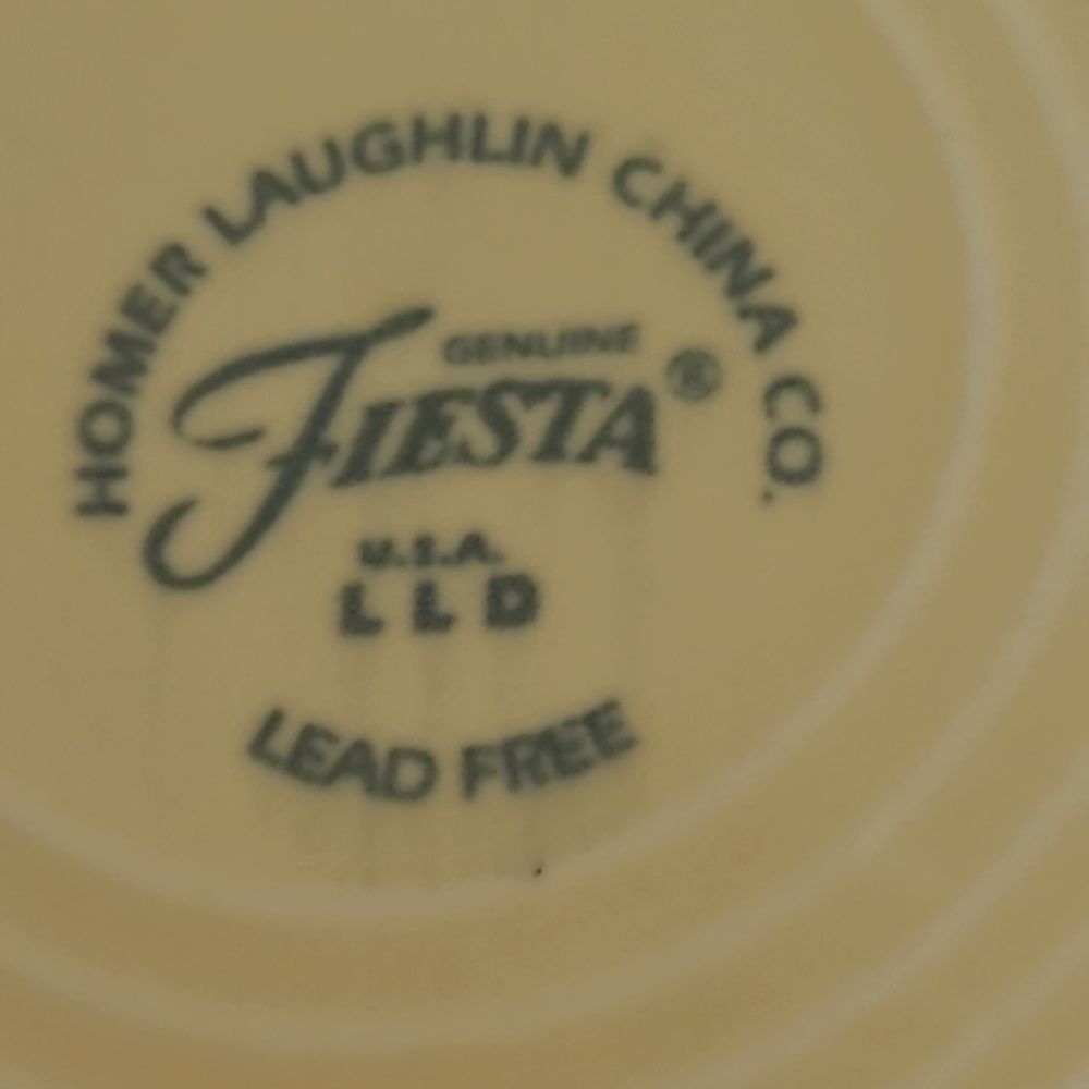 Fiestaware Plate - Picture 3 of 3
